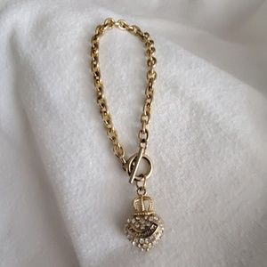 Juicy Couture heart diamond bracelet
